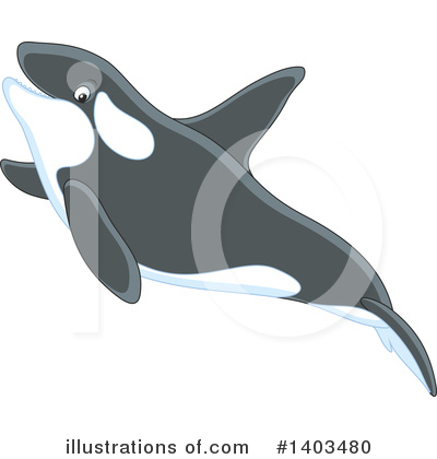 Royalty-Free (RF) Whale Clipart Illustration by Alex Bannykh - Stock Sample #1403480
