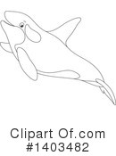 Whale Clipart #1403482 by Alex Bannykh