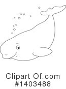Whale Clipart #1403488 by Alex Bannykh