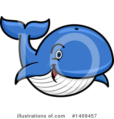Royalty-Free (RF) Whale Clipart Illustration by Vector Tradition SM - Stock Sample #1409457