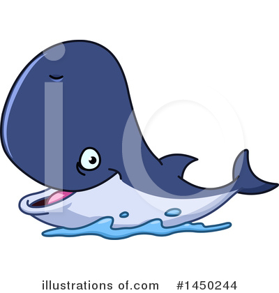 Royalty-Free (RF) Whale Clipart Illustration by yayayoyo - Stock Sample #1450244