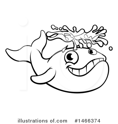 Whale Clipart #1466374 by AtStockIllustration