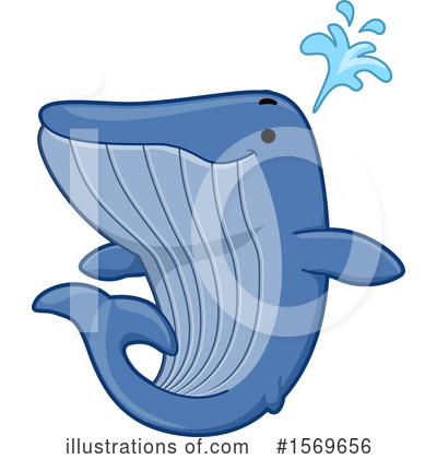 Whale Clipart #1569656 by BNP Design Studio