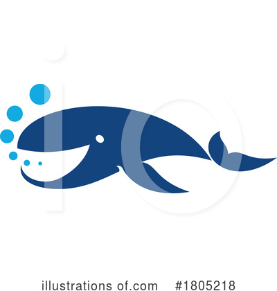 Royalty-Free (RF) Whale Clipart Illustration by Vector Tradition SM - Stock Sample #1805218