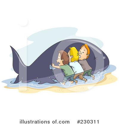 Royalty-Free (RF) Whale Clipart Illustration by BNP Design Studio - Stock Sample #230311