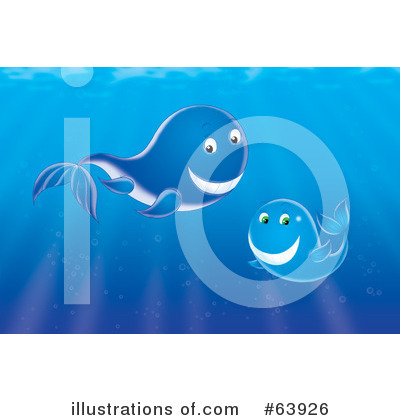 Royalty-Free (RF) Whale Clipart Illustration by Alex Bannykh - Stock Sample #63926