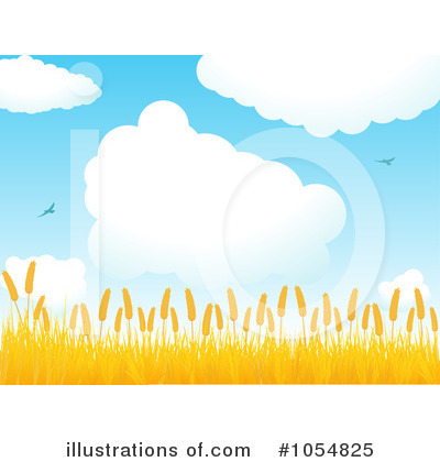 Royalty-Free (RF) Wheat Clipart Illustration by elaineitalia - Stock Sample #1054825