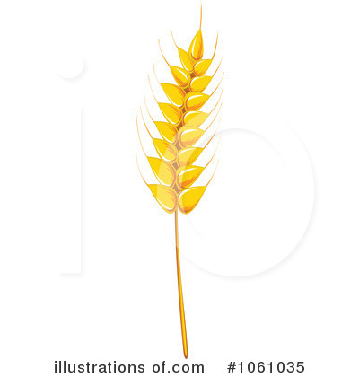 Royalty-Free (RF) Wheat Clipart Illustration by Vector Tradition SM - Stock Sample #1061035
