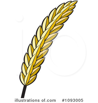 Royalty-Free (RF) Wheat Clipart Illustration by Lal Perera - Stock Sample #1093005