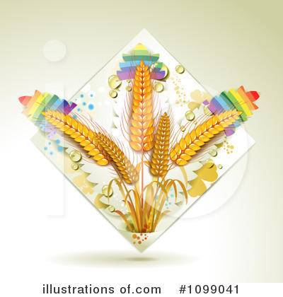 Royalty-Free (RF) Wheat Clipart Illustration by merlinul - Stock Sample #1099041