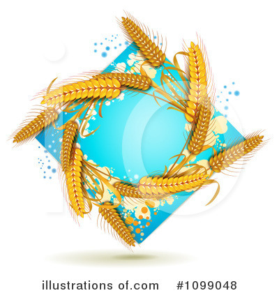 Royalty-Free (RF) Wheat Clipart Illustration by merlinul - Stock Sample #1099048