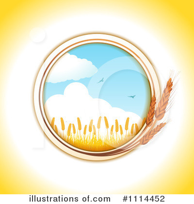 Royalty-Free (RF) Wheat Clipart Illustration by elaineitalia - Stock Sample #1114452
