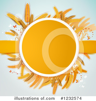 Royalty-Free (RF) Wheat Clipart Illustration by merlinul - Stock Sample #1232574