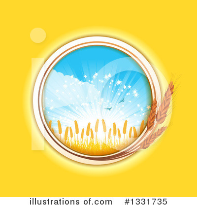 Royalty-Free (RF) Wheat Clipart Illustration by elaineitalia - Stock Sample #1331735