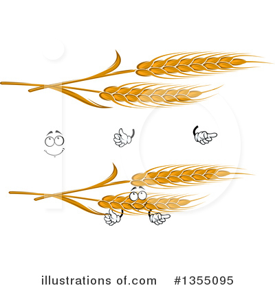 Royalty-Free (RF) Wheat Clipart Illustration by Vector Tradition SM - Stock Sample #1355095