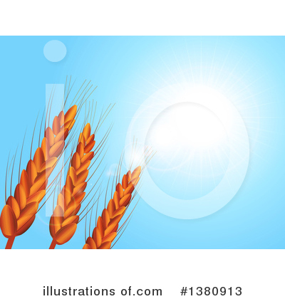 Royalty-Free (RF) Wheat Clipart Illustration by elaineitalia - Stock Sample #1380913