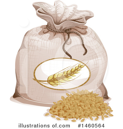 Royalty-Free (RF) Wheat Clipart Illustration by BNP Design Studio - Stock Sample #1460564