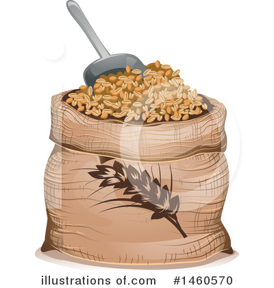 Royalty-Free (RF) Wheat Clipart Illustration by BNP Design Studio - Stock Sample #1460570