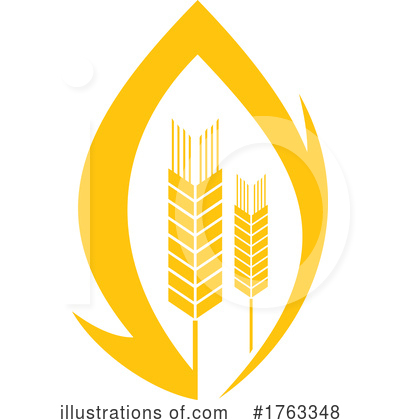 Royalty-Free (RF) Wheat Clipart Illustration by Vector Tradition SM - Stock Sample #1763348