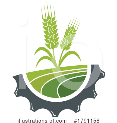 Royalty-Free (RF) Wheat Clipart Illustration by Vector Tradition SM - Stock Sample #1791158