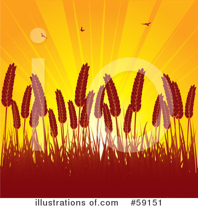 Royalty-Free (RF) Wheat Clipart Illustration by elaineitalia - Stock Sample #59151