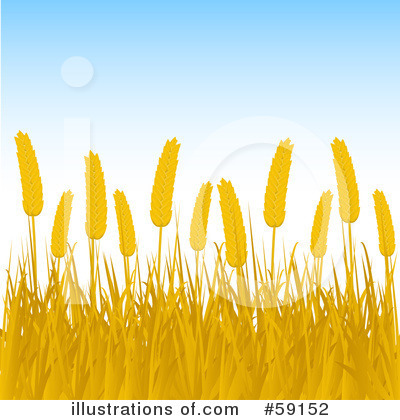 Royalty-Free (RF) Wheat Clipart Illustration by elaineitalia - Stock Sample #59152