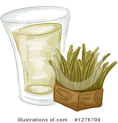 Wheatgrass Clipart #1276709 by BNP Design Studio