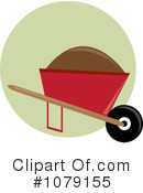 Wheelbarrow Clipart #1079155 by Pams Clipart