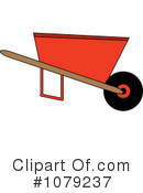Wheelbarrow Clipart #1079237 by Pams Clipart