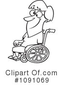 Wheelchair Clipart #1091069 by toonaday