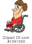 Wheelchair Clipart #1091093 by toonaday