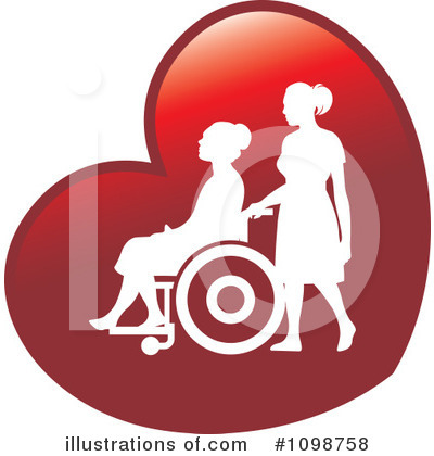 Wheelchair Clipart #1098758 by Lal Perera