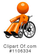 Wheelchair Clipart #1106334 by Leo Blanchette