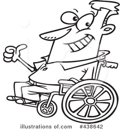 Wheelchair Clipart #438642 by toonaday