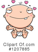 White Baby Clipart #1207885 by Cory Thoman