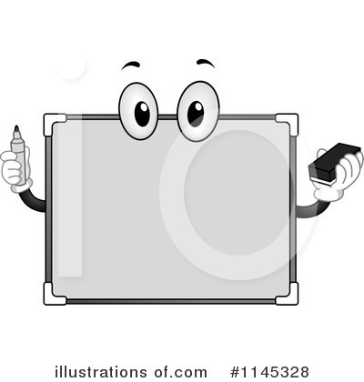 Royalty-Free (RF) White Board Clipart Illustration by BNP Design Studio - Stock Sample #1145328
