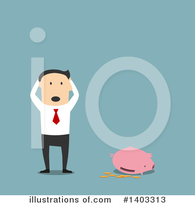 Piggy Bank Clipart #1403313 by Vector Tradition SM