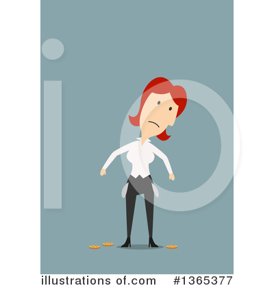 White Businesswoman Clipart #1365377 by Vector Tradition SM