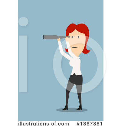 Businesswoman Clipart #1367861 by Vector Tradition SM