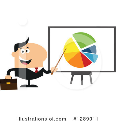 Royalty-Free (RF) White Businessman Clipart Illustration by Hit Toon - Stock Sample #1289011