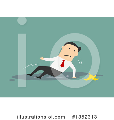 Royalty-Free (RF) White Businessman Clipart Illustration by Vector Tradition SM - Stock Sample #1352313