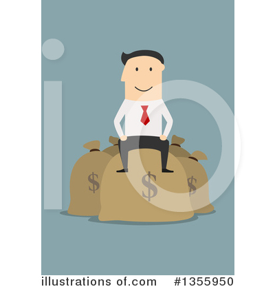 Money Bags Clipart #1355950 by Vector Tradition SM