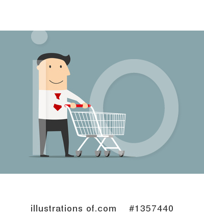 Shopping Cart Clipart #1357440 by Vector Tradition SM
