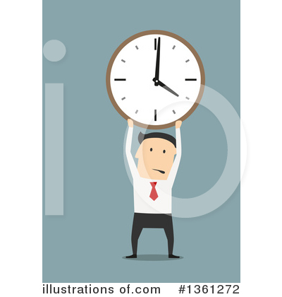 Clock Clipart #1361272 by Vector Tradition SM