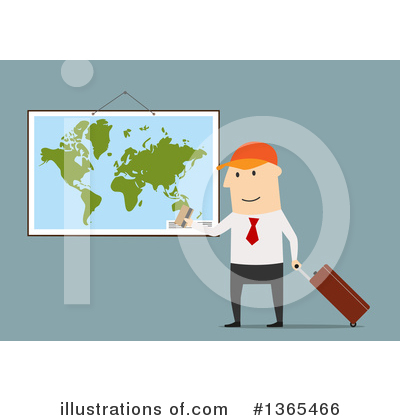 Royalty-Free (RF) White Businessman Clipart Illustration by Vector Tradition SM - Stock Sample #1365466