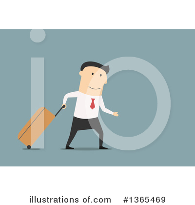 Royalty-Free (RF) White Businessman Clipart Illustration by Vector Tradition SM - Stock Sample #1365469