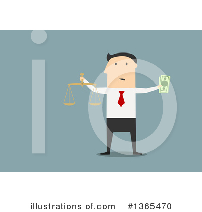 Royalty-Free (RF) White Businessman Clipart Illustration by Vector Tradition SM - Stock Sample #1365470