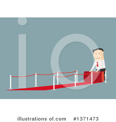 Royalty-Free (RF) White Businessman Clipart Illustration by Vector Tradition SM - Stock Sample #1371473