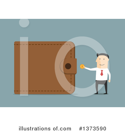 Royalty-Free (RF) White Businessman Clipart Illustration by Vector Tradition SM - Stock Sample #1373590