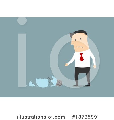 Royalty-Free (RF) White Businessman Clipart Illustration by Vector Tradition SM - Stock Sample #1373599